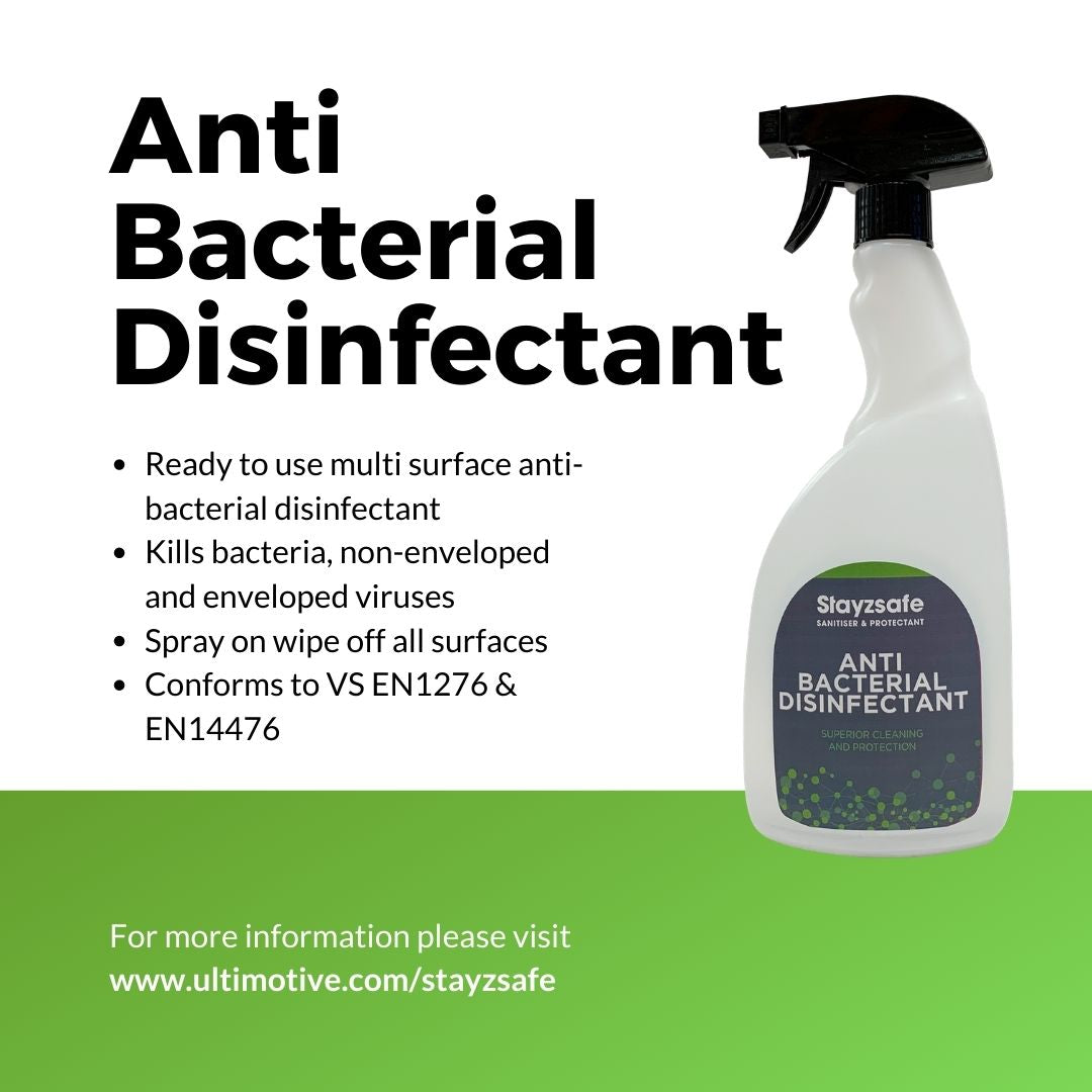 Stayzsafe Anti Bacterial Disinfectant Spray For Cars